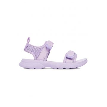 Sandale copii -  violet - material textil - sistem inchidere Velcro