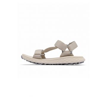 Sandale cu velcro Konos Globetrot - Gri deschis