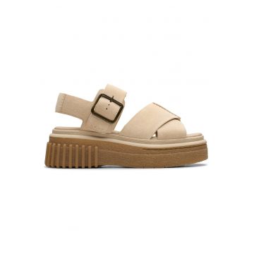 Sandale dama - 26181202 -  Piele naturala - Bej