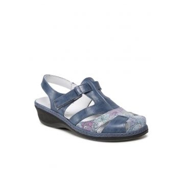 Sandale dama - 720140 -  Piele naturala - Albastru