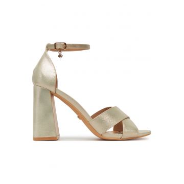 Sandale dama -  clasic - auriu