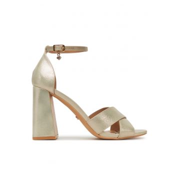 Sandale dama -  clasic - auriu