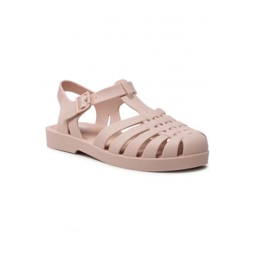 Sandale dama -  design clasic - roz - plastic