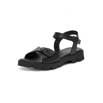Sandale dama -  GRD-3134-03 - piele naturala - negru