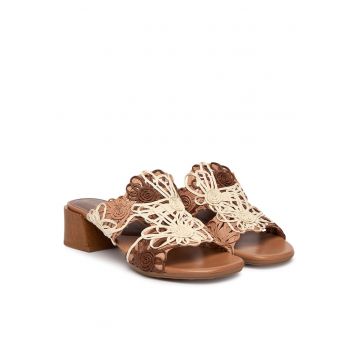 Sandale dama -  HV264841 - clasic - maro