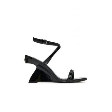 Sandale dama - KL34612 -  Piele naturala - Negru