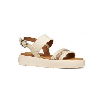 Sandale dama -  piele ecologica - bej
