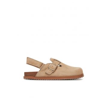 Sandale dama -  piele naturala - bej - Bej