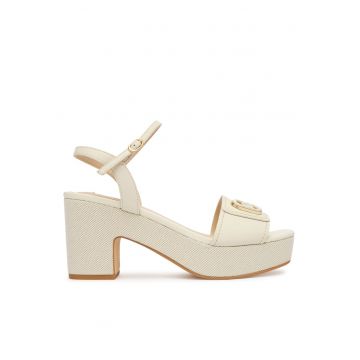 Sandale dama -  piele naturala - clasic - bej