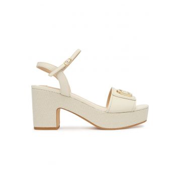 Sandale dama -  piele naturala - clasic - bej