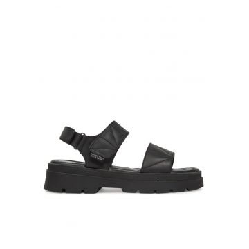 Sandale dama -  piele naturala - design elegant - Negru