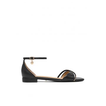 Sandale dama -  piele naturala - negre