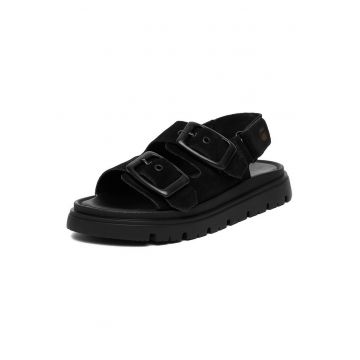 Sandale dama -  piele - negru