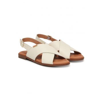 Sandale de dama  piele naturala - bej