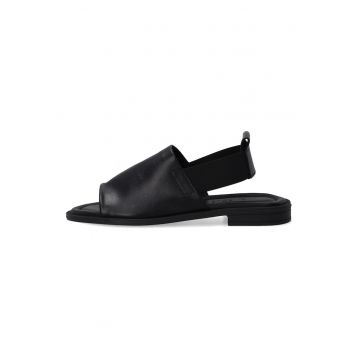 Sandale din piele cu curea elastica