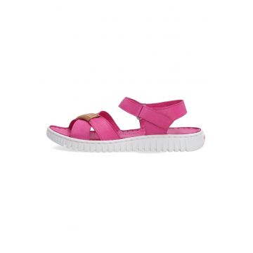 Sandale din piele cu inchidere cu velcro