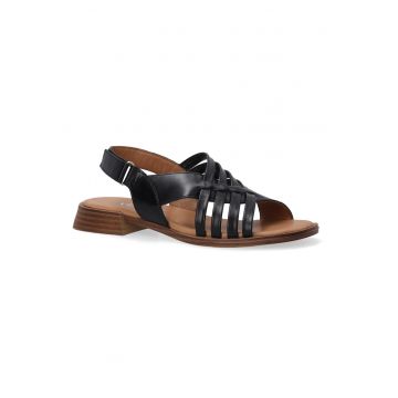 Sandale din piele cu inchidere velcro