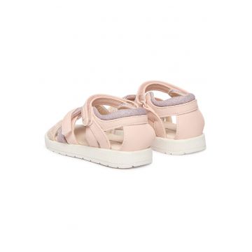 Sandale  material piele ecologica - roz