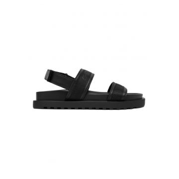 Sandale -  piele - negru