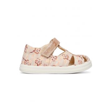 Sandale copii -  bej - tesatura - sistem inchidere Velcro