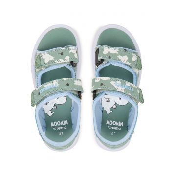 Sandale copii -  gri - textil - sistem inchidere Velcro - Gri