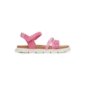 Sandale copii -  roz - material sintetic - sistem inchidere Velcro -