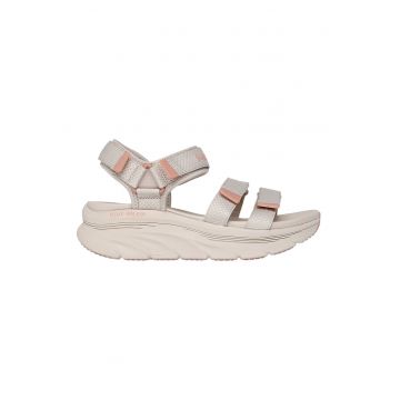 Sandale cu inchidere velcro D'Lux Walker Sea-Escape - Bej/Roz prafuit