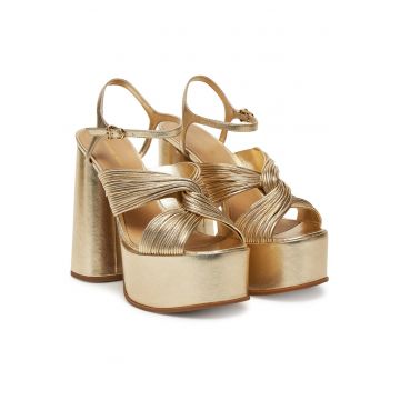 Sandale dama -  Alessia 40S5ASHS1M - piele ecologica - aurie -