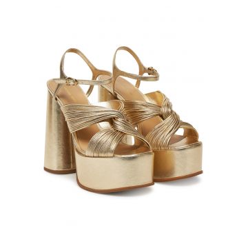 Sandale dama -  Alessia 40S5ASHS1M - piele ecologica - aurie -