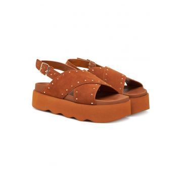 Sandale dama -  Cognac 1175 - piele naturala
