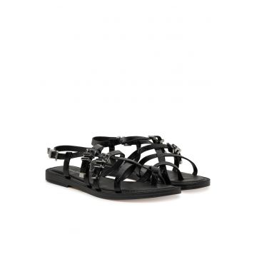 Sandale dama -  Darrington - piele naturala - negru -