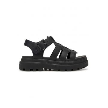 Sandale dama -  Pallacruise Fisherma - piele naturala - negru -