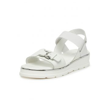 Sandale dama -  piele alb - Alb