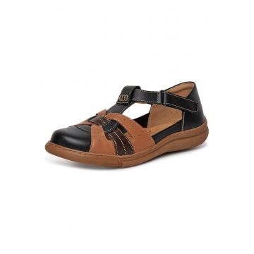 Sandale dama  piele de calitate - Maro
