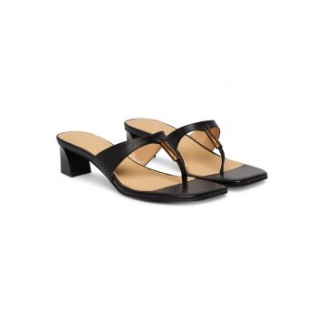 Sandale dama -  piele naturala - clasic - negru