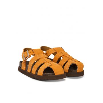 Sandale dama -  piele naturala - maro