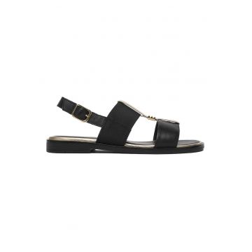 Sandale dama -  piele naturala - negre