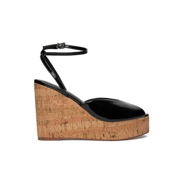 Sandale dama  piele naturala - negru