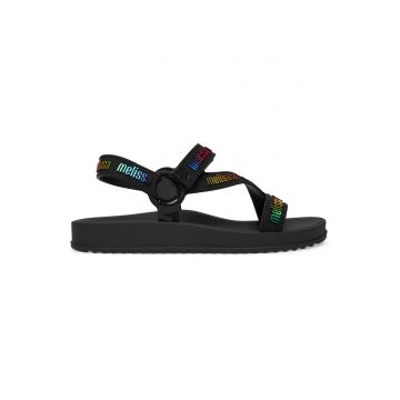 Sandale dama -  plastic - negru