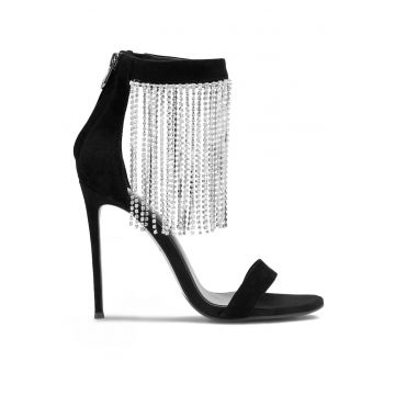 Sandale dama -  VALENTINE-2360-106 - piele naturala - negru -