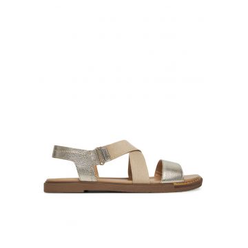 Sandale dama  WI23-LALITA-11 - piele naturala - auriu