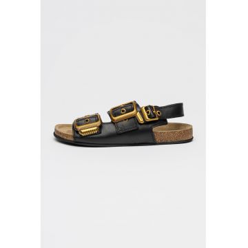Sandale de piele Staffa - Negru