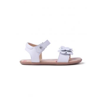 Sandale din piele cu detaliu cu fluture Slite - Alb