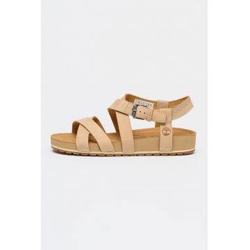 Sandale din piele Malibu Waves - Bej