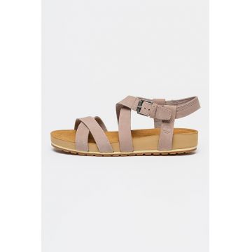 Sandale din piele Malibu Waves - Liliac prafuit