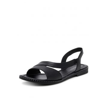 Sandale joase dama  piele naturala - Negru