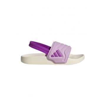 Sandale slingback Adilette - Lila/Alb murdar
