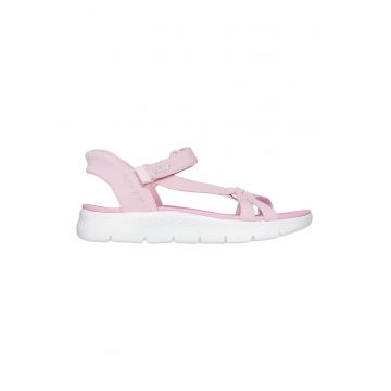 Sandale slip-ins cu velcro Go Walk Flex - Roz pastel