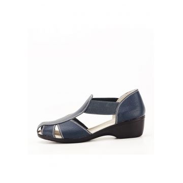 Sandale bleumarin din piele naturala Calypso 127 5821 - Bleumarin