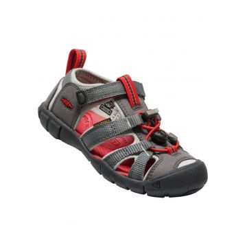 Sandale copii -  10012453KEN01SB - Textil/Sintetic - Gri/Rosu - 29 INTL
